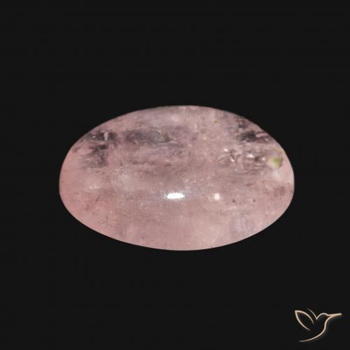 Morganite Flamant rose naturelle ovale, 5.58 ct, Transparent