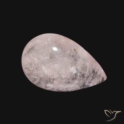Morganite Rose clair naturelle En forme de poire, 3.08 ct, Transparent