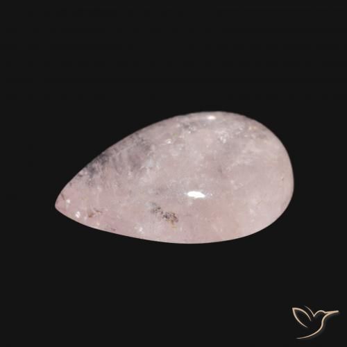 Morganite Rose clair naturelle En forme de poire, 3.08 ct, Transparent
