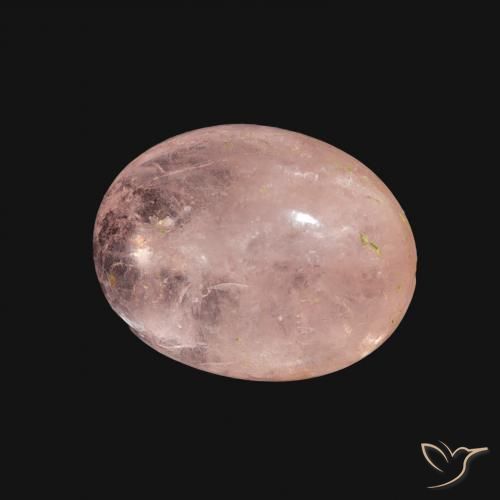 Morganite Rose clair naturelle ovale, 4.05 ct, Transparent