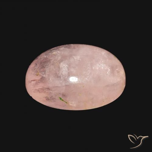 Morganite Rose clair naturelle ovale, 4.05 ct, Transparent