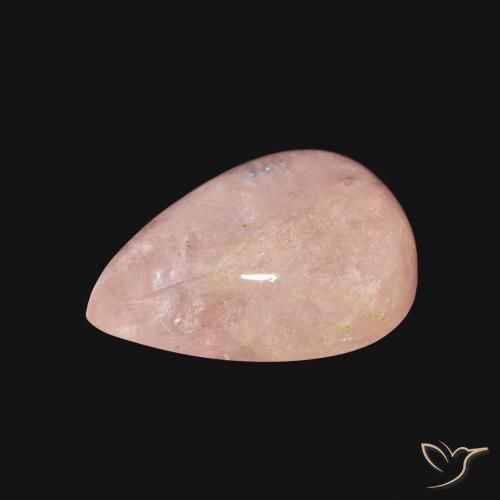 Morganite Rose clair naturelle En forme de poire, 3.52 ct, Transparent