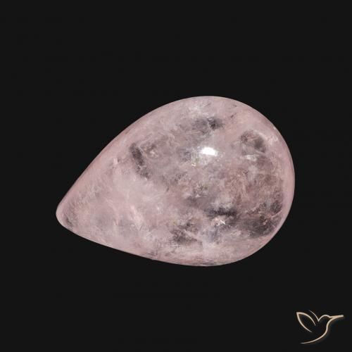 4.02ct Naturel Flamant rose Morganite, En forme de poire, Transparent