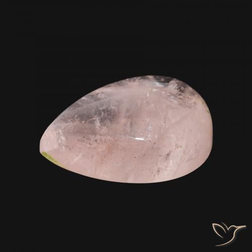 Morganite Rose moyen naturelle En forme de poire, 5.89 ct, Transparent