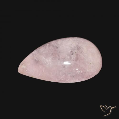 Morganite Rose clair naturelle En forme de poire, 5.64 ct, Transparent