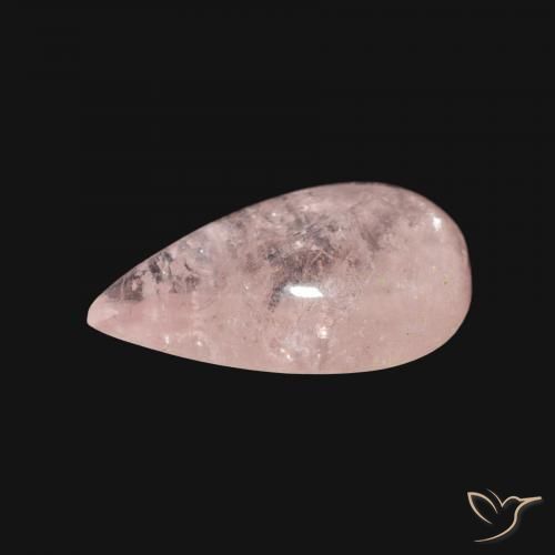 Morganite Rose moyen naturelle En forme de poire, 3.59 ct, Transparent