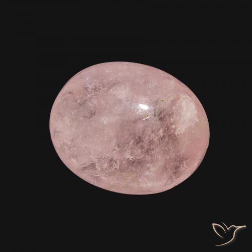 Morganite Rose clair naturelle ovale, 6.00 ct, Transparent