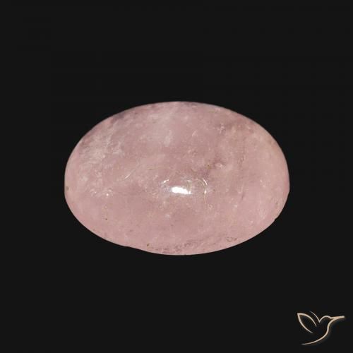 Morganite Rose clair naturelle ovale, 6.00 ct, Transparent