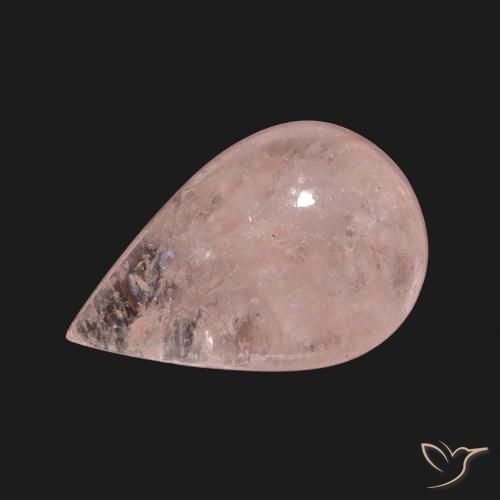 Morganite Rose moyen naturelle En forme de poire, 6.62 ct, Transparent