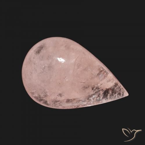 Morganite Rose moyen naturelle En forme de poire, 6.62 ct, Transparent