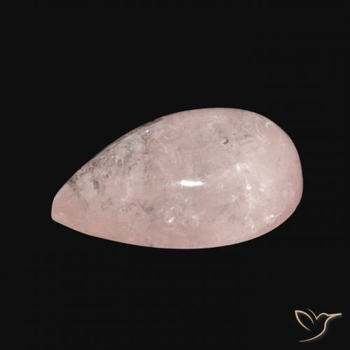 Morganite Flamant rose naturelle En forme de poire, 3.67 ct, Transparent