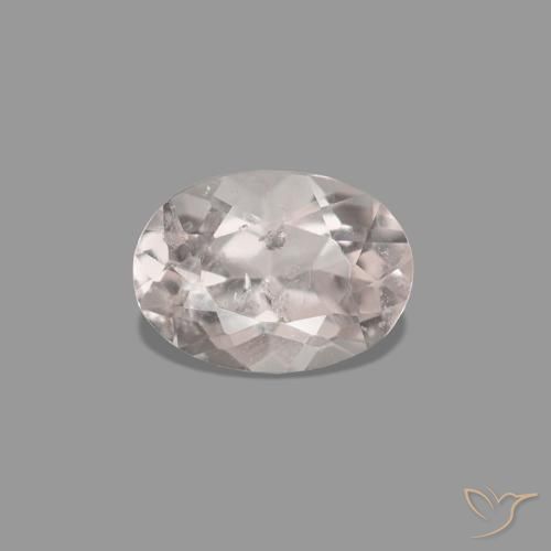 Morganite Flamant rose naturelle ovale, 0.23 ct, VS-SI