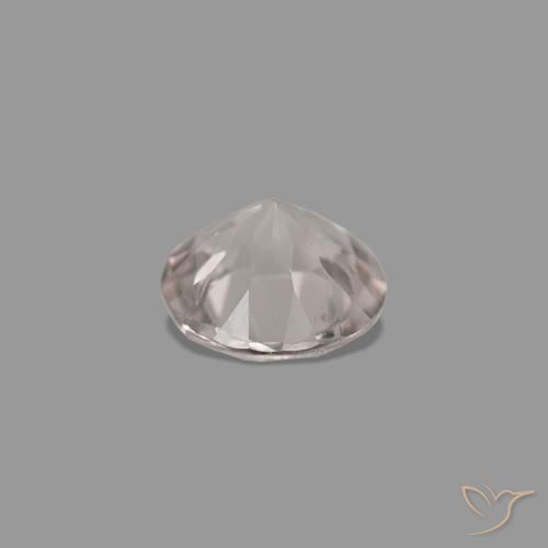 Morganite Rose clair naturelle Coupe roude, 0.20 ct, VVS-VS