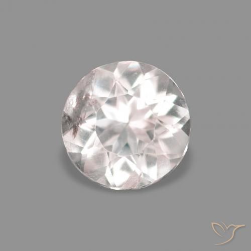 0.18ct Naturel Rose très clair Morganite, Tour, VS