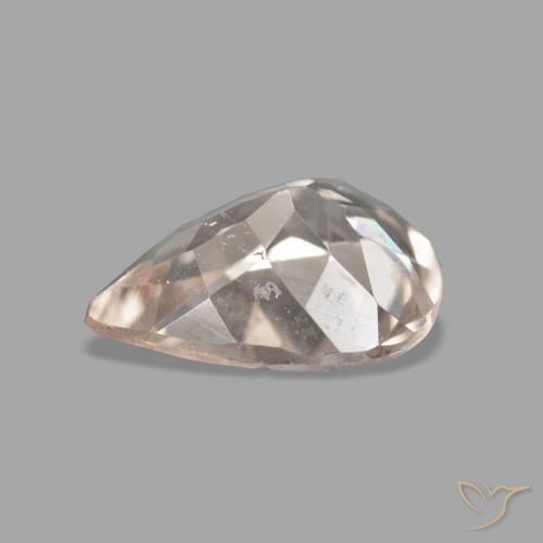 Morganite Rose moyen naturelle En forme de poire, 0.96 ct, VS