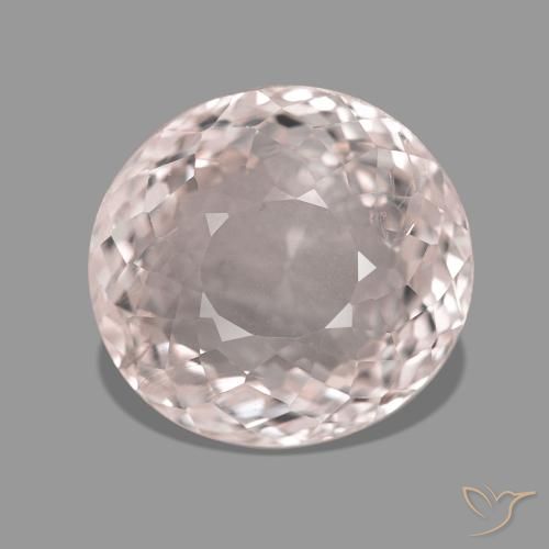 Morganite Rose clair naturelle ovale, 6.70 ct, VS