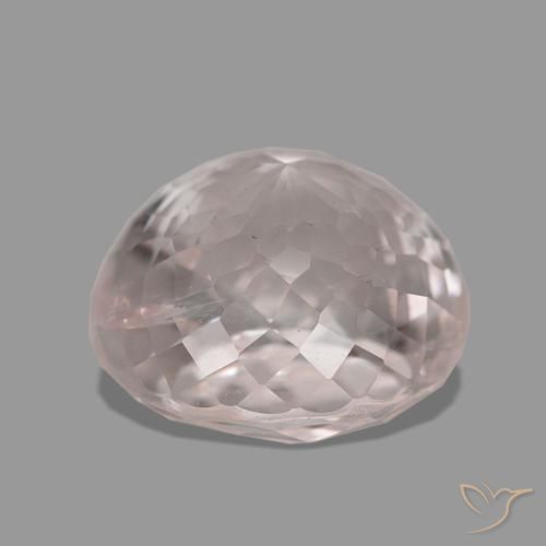 Morganite Rose clair naturelle ovale, 6.70 ct, VS
