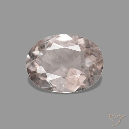 Morganite Ton rose rosé naturelle ovale, 0.70 ct, VS-SI