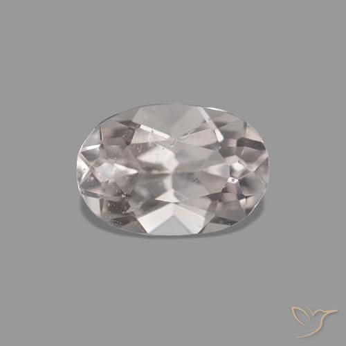0.31ct Rose clair Morganite, ovale, VS