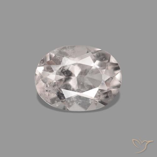 0.54ct Rose clair Morganite, ovale, VS