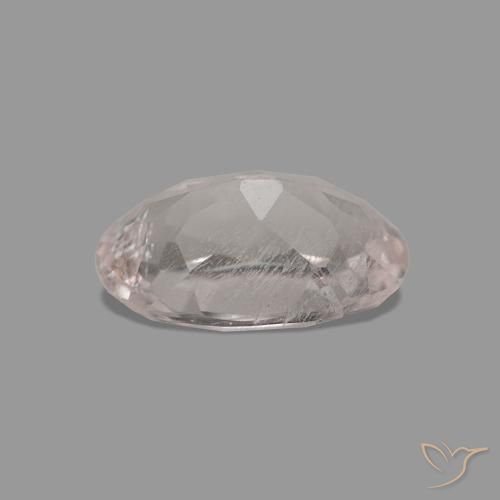 Morganite Ton rose rosé naturelle Coupe ovale, 0.66 ct, VS-SI
