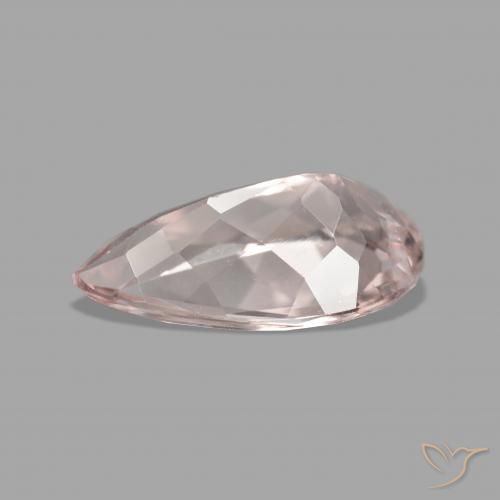 Morganite Rose moyen naturelle En forme de poire, 2.48 ct, VVS-VS