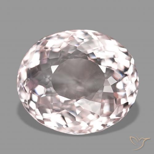 5.59ct Flamant rose Morganite, ovale, VS