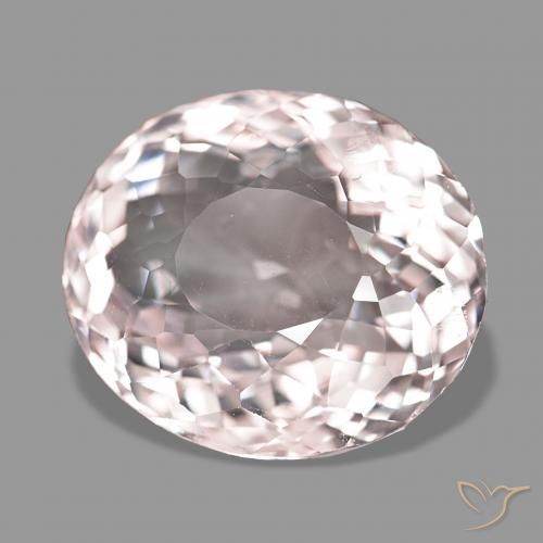 Morganite Flamant rose naturelle ovale, 5.59 ct, VS