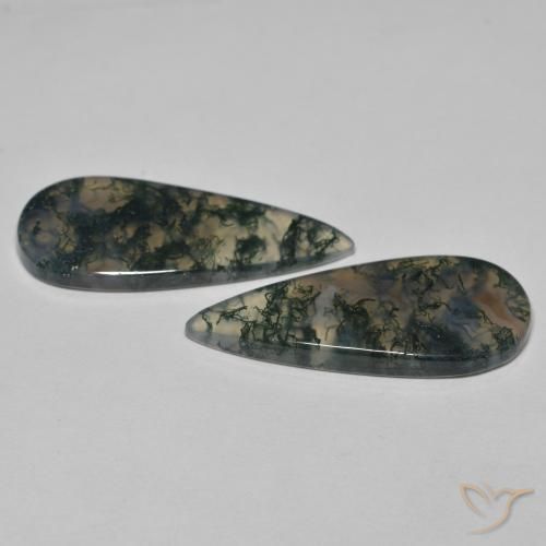 Shop natural 20.61ct Multicolore Agate mousse gems, En forme de poire, from Inde at GemSelect. In stock, global shipping!