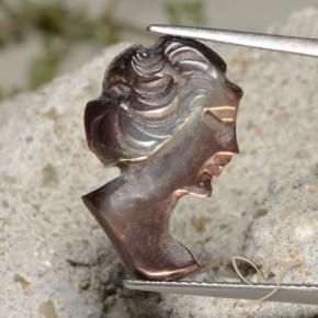 Nacre Enfumé naturelle Fantaisie, 3.83 ct, Opaque