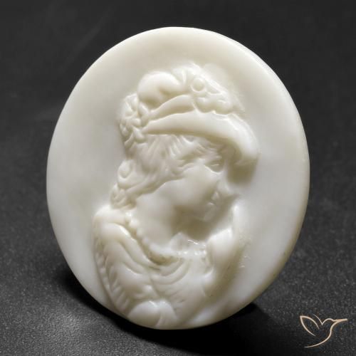 14.32ct Naturel Blanc perle Nacre, Tour, Opaque