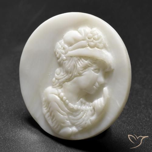 Nacre Blanc perle naturelle Tour, 13.49 ct, Opaque