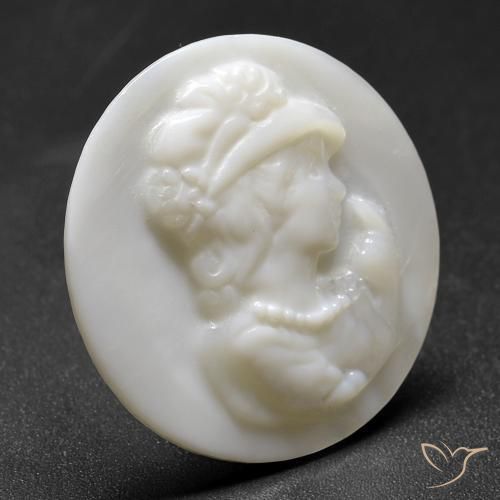 Nacre Blanc perle naturelle Tour, 10.14 ct, Opaque