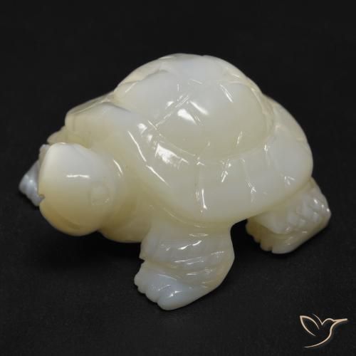 Nacre Blanc perle naturelle Fantaisie, 21.64 ct, Opaque