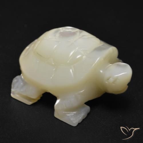 18.53ct Naturel Blanc perle Nacre, Fantaisie, Opaque
