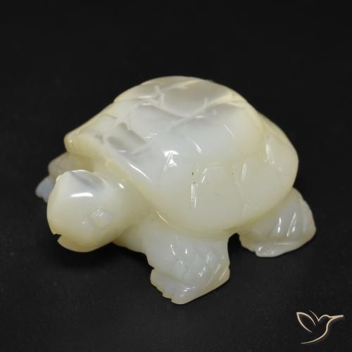 Nacre Blanc cassé naturelle Fantaisie, 18.20 ct, Opaque