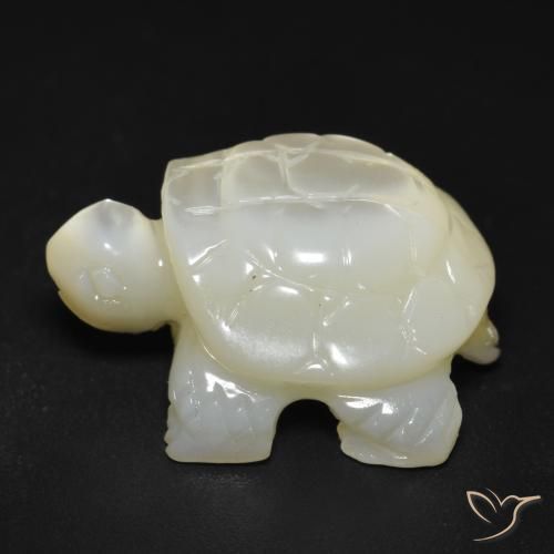 Nacre Blanc cassé naturelle Fantaisie, 18.20 ct, Opaque