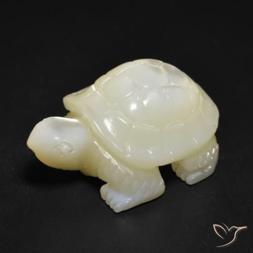 22.16ct Naturel Blanc perle Nacre, Fantaisie, Opaque