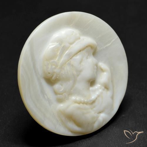 Nacre Blanc chaud naturelle Tour, 11.45 ct, Opaque