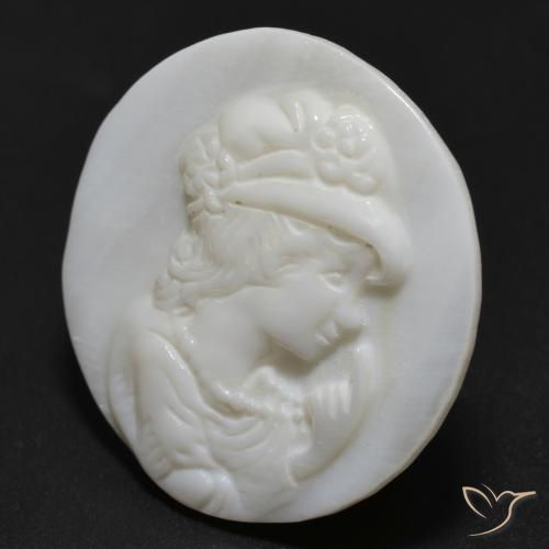 Nacre Blanc perle naturelle Tour, 12.15 ct, Opaque