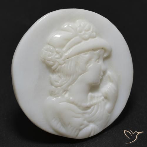 Nacre Blanc perle naturelle Tour, 12.15 ct, Opaque