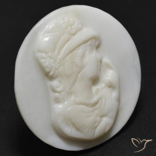 Nacre Blanc perle naturelle Tour, 14.15 ct, Opaque