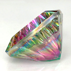 Quartz mystique Partie Supérieure Arc-en-Ciel naturelle Trillion, 26.71 ct, IF