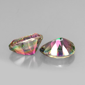 Achetez naturel ct Partie Supérieure Arc-en-Ciel Quartz mystique gems, En forme de poire, En provenance Brésil chez GemSelect. En stock, livraison internationale!