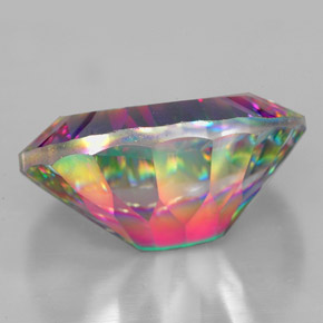 Quartz mystique Partie Supérieure Arc-en-Ciel naturelle Coupe ovale, 11.77 ct, VVS-VS