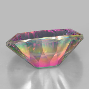 Quartz mystique Partie Supérieure Arc-en-Ciel naturelle Coupe ovale, 10.65 ct, VVS-VS