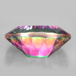 Quartz mystique Partie Supérieure Arc-en-Ciel naturelle Coupe ovale, 11.40 ct, VVS-VS