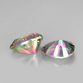 Achetez naturel ct Partie Supérieure Arc-en-Ciel Quartz mystique gems, En forme de poire, En provenance Brésil chez GemSelect. En stock, livraison internationale!