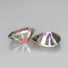 Achetez naturel ct Partie Supérieure Arc-en-Ciel Quartz mystique gems, En forme de poire, En provenance Brésil chez GemSelect. En stock, livraison internationale!