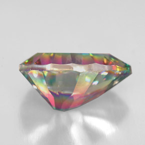 Quartz mystique Partie Supérieure Arc-en-Ciel naturelle En forme de poire, 4.68 ct, VVS